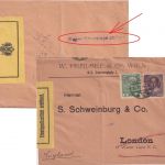 Österreich - Wien 31.7.13 Zensurbrief n. ENGLAND "Wegen Kriegslage zurück"