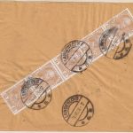 Österreich - 8x6+2 H. Habburger Eilbrief Krems - Langenlois 1908