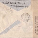 Österreich - 2x1 K. Adler ua. Einschreibebrief Wien - Heidelberg 12.10.20 Zensur