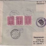 Österreich - 3x10 K. Ähre Einschreibebrief>100g Wien - Heidelberg 10.1.22 Zensur