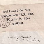 Österreich - 3x15 H. "Deutsch-Österreich" Einschreibebrief Wien 17.5.19 Zensur!!