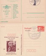 DDR - Esperanto 11 amtl. Ganzsachen m. versch. priv. Zudrucken + SST ex 1983/88