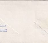 Jugoslawien - 10 Din. Morse-Telegraph Luftpostbrief/LH-Erstflug Zuleitung 1978