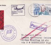 Schweden - 1,30 Kr Ericsson Luftpostbrief/LH-Erstflug Zuleitung/Schiffspost 1978