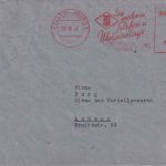 Bizone - Hamburg 1948 20 Pfg. AFS "Telefonbau und Normalzeit" Brief n. Lübeck