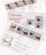 DDR - Historische Telefone 1989 3 Briefe Erlbach/Dresden/Coswig