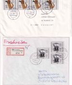 DDR - Historische Telefone 1989 3 Briefe Erlbach/Dresden/Coswig