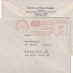 BRD - Frankfurt a/M. 1956 20 Pfg. AFS "Deutsche Bundesbahn" Brief Absender !!