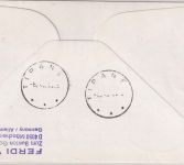 BRD - Idar-Oberstein 1985 125 J. Nahebahn SST Luftpostbrief n. ALBANIEN