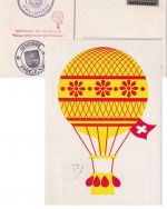 BRD - Ballonkarte Freiballon "Circus Knie-Stadt Rapperswil" Anselfingen 1965