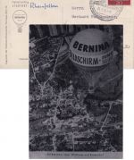BRD - Ballonkarte Jungfernfahrt Freiballon "Bernina" Donaueschingen 1959