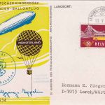 Schweiz - 3. Kinderdorf-Sonderballonflug Sonderkarte Lengwil-Oberhofen 1965