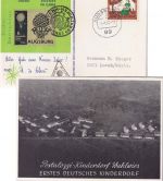 BRD - 18. Dt. Kinderdorf Ballonflug Sonderkarte Ausgburg/Gersthofen 1966