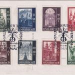 Österreich - Salzburger Dom Wiederaufbau Satz/Sonderkarte + SST Salzburg 1949