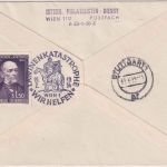 Österreich - 3x1 S. Lawinenopfer Einschreibebrief/Schmuck-FDC ESST Wien 19.2.54