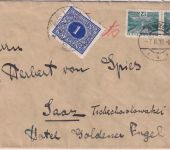 Österreich - 2x12g Landschaft/klein Brief n. TSCHECHIEN Gurgl - Saaz 1933