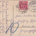 DR - Heidelberg 1916 Feldpostkarte n. ÖSTERREICH Nachporto