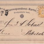 Österreich - 2 Kr. Ganzsache K1 Holleschau 16/5 - Trebitsch 1873