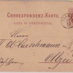 Österreich - Elmau 30/11 77 kl. Fingerhut-K1 2 Kr. Ganzsache n. Alzey