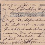 Österreich - 5 H. Ganzsache priv. Zudruck Budweis - Augsburg 1904