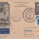 Österreich - 1 S. 100 J. Österr. Briefmarke Privatganzsache Luftpostkarte 1950
