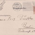 Österreich - 3 H. Privatganzsache "Guber Quelle" Drucksache Wien - Berlin 1906