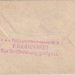 Österreich - Festungs-Ballon-Abteilung L3 Brief Pola - Wien 1915