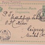 Bosnien & Herzegowina - 5 H. Adler Ganzsachenkarte KuK Militärpost D. Tuzla 1902