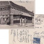 Österreich - Klagenfurt Metzgerei/Gasthaus Krießmann sw-Foto-AK gelaufen 1936