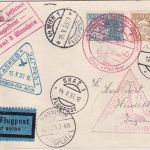 Österreich - 50+30g Flugpost Luftpostkarte 1. Segelflugpost Graz/Maribor 1933
