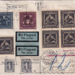 Österreich - 15g Nibelungen Luftpostbrief SST Wien WIPA - Heidelberg 1933