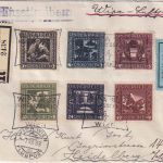Österreich - Nibelungen/Satz Luftpost-Einschreibebrief SST Wien WIPA 1933