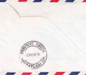 USA - Bonanza Air Lines Firstflight Tucson - Puerto Vallarta 1968 Cachet Marlin