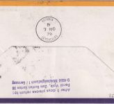 Dschibuti - 80+10 Fr. Meeresschnecken Luftpost-Einschreibebrief 1979