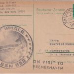DDR - USS Whale (U-Boot) Cachet 10 Pfg. Ganzsache/A-Teil Bremerhaven 1971
