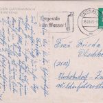 DDR - Dessau 1965 "Vergeude kein Wasser !" Masch.werbestpl. Karte n. Zwickau