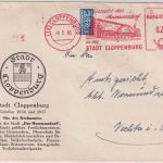 BRD - Cloppenburg 1955 20 Pfg. AFS "Museumsdorf" Brief n. Vechta