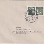 BRD - Essen Camping-Ausstellung 1962 SST Brief n. Hannover