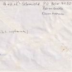 Kamerun - 10+2x70 Fr. Rathäuser Luftpostbrief Bamenda-Up-Station - Bexbach 1984