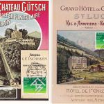 Schweiz - 40 Rp. 100 J. Schweiz. Hotelier-Verein 9 versch. Werbekarten 1982