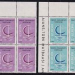 Türkei - Europa/Cept 1966 50+130 K. 4er-Block/Bogenecke postfrisch