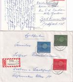 Europa/Cept - 16 Belege mit Cept-Ausgaben diverse Länder ex 1959/73
