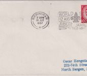 England - Birmingham 18 JLY 1957 World Scout Jubilee Jamboree Masch.-SST/Brief