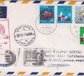 Japan - 15 Y. 13. Weltpfadfindertreffen u.a. Luftpostbrief LH-Erstflug 1971