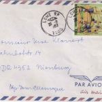 Togo - 120 Fr. 75 J. Pfadfinder (Brückenbau) Luftpostbrief Lome - Nienburg 1982