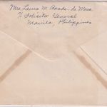 Philippinen - 2 C. 25 J. Pfadfinder geschnitten u.a. Brief Manila - Wien 1950