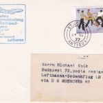 Antigua - 10 C. Karib. Pfadfindertreffen Luftpostkarte/LH-Sonderflug 1977