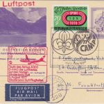 Österreich - 2,50 S. Bildganzsache/Luftpost SST Zwettl Pfadfinder-Camp 1977