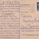 DDR - Leipzig 1953 Rotes kreuz Masch.werbestempel 12 Pfg. Ganzsache n. Bamberg
