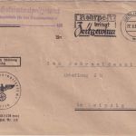 DR - Berlin 1939 Frei d. Ablösung Dienstbrief Reichskriminalpolizeiamt 1939